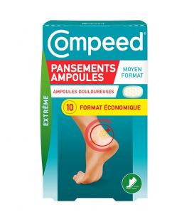 Compeed Pansements Ampoules Extrêmes Assortiment Boite de 10