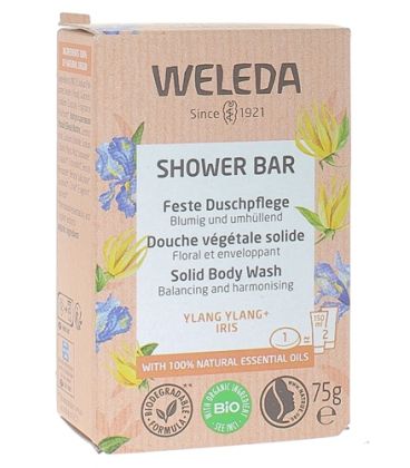 Weleda Shower Bar Douche Ylang Ylang et Iris 75 Grammes