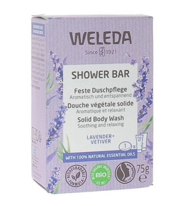 Weleda Shower Bar Douche Lavande et Vetiver 75 Grammes