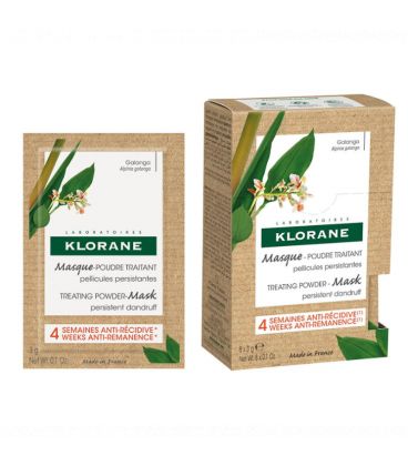 Klorane Masque Poudre Traitant Galanga 8x3G