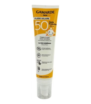 Gamarde Solaires Fluide SPF50 Bébé 100Ml