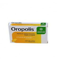 Oropolis Pastilles Adoucissantes Miel Citron 20 Pastilles