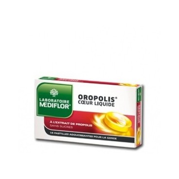 Oropolis Pastilles Coeur Liquide Sans Sucre 20 Pastilles