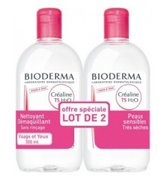 Bioderma Créaline TS H2O Solution Micellaire 2x500 ml, Bioderma