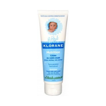 Klorane Bébé Crème Nutritive au Cold Cream 125Ml pas cher