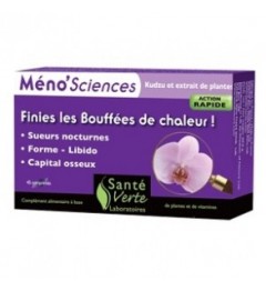 Santé Verte Meno'Sciences Bouffées de Chaleur 45 Comprimés pas