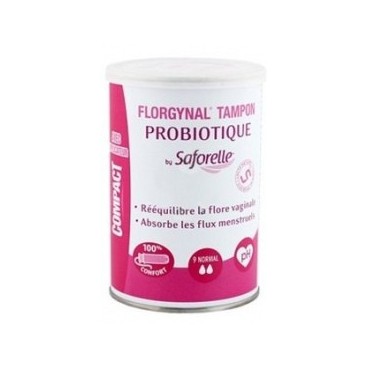 Florgynal Probiotique Tampon Avec Applicateur Normal Boite de 9