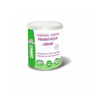 Florgynal Probiotique Tampon Avec Applicateur Super Boite de 9