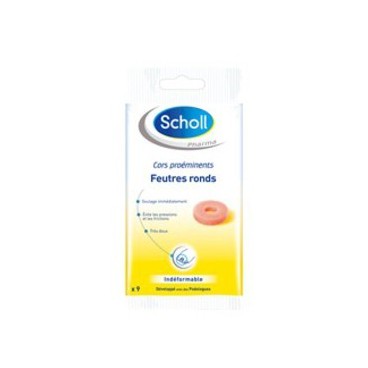 Scholl Feutre Protecteur Cors Boite de 9 pas cher