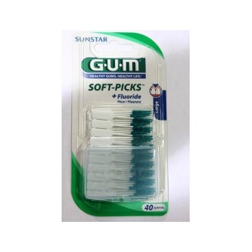 Gum Soft Picks Large Batonnets Boite de 40 pas cher