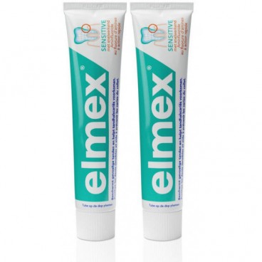 Elmex Dentifrice Sensitive Dents Sensibles 2x75Ml pas cher