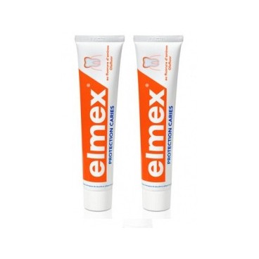 Elmex Protection Caries Dentifrice 2x75ml pas cher