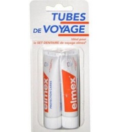 Elmex Dentifrice 2 Tubes de Voyage pas cher