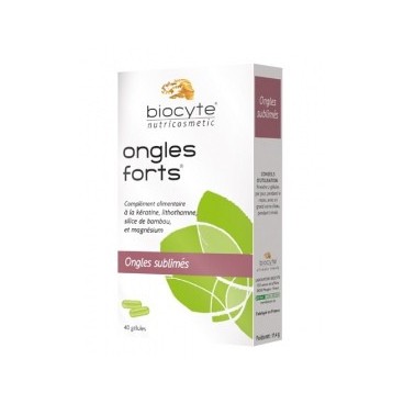 Biocyte Ongles Forts 120 Gélules pas cher