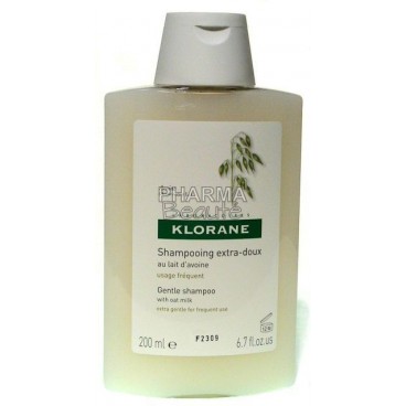 Klorane Shampoing Extra Doux au Lait d'Avoine 200ml pas cher