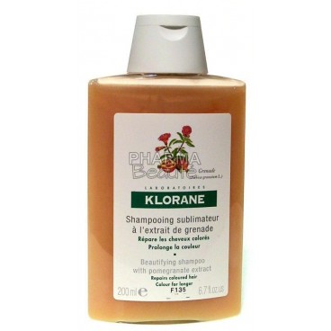 Klorane Shampoing pour Cheveux Colorés à l'Extrait de Grenade