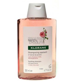 Shampoing Klorane Apaisant à l'Extrait de Pivoine 200ml pas cher