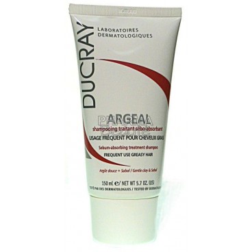 Ducray Argeal Shampoing Crème Cheveux Gras 150ml pas cher