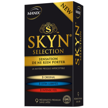 Manix Préservatif Skyn Sélection Boite de 9 pas cher