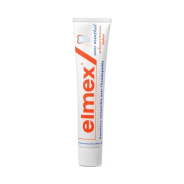 Elmex Dentifrice Sans Menthol 75Ml pas cher