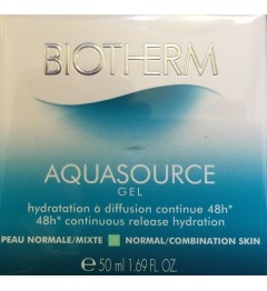 Biotherm Aquasource Gel Peaux Normales et Mixtes 50Ml