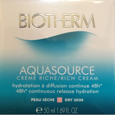 Biotherm Aquasource Crème Peaux Sèches 50Ml