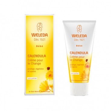 Weleda Crème pour le Change Bébé au Calendula 75 ml