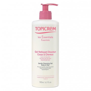 Topicrem Gel Nettoyant Corps et Cheveux 500Ml