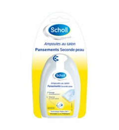 Scholl Pansements Seconde Peau Ampoules au Talon 5 pansements