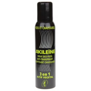 Akileine Spray Noir Pieds et Chaussures 150ml