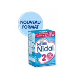 Nidal Lait 2ème Age Bag In Box 2x350 grammes