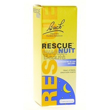 Fleurs de Bach Rescue Nuit Gouttes 10ml pas cher