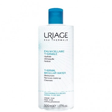 Uriage Eau Micellaire Thermale Peaux Normales à Sèches 500Ml