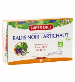 Superdiet Solution Buvable Radis Noir Artichaut 20 Ampoules