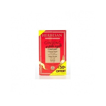 Herbesan Ginseng Gelée Royale 30 Ampoules de 15Ml