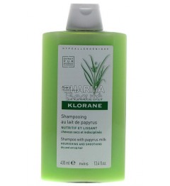 Shampoing Klorane Nutritif et Lissant au Lait de Papyrus 400ml