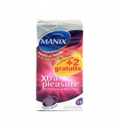 Manix Préservatif Xtra Pleasure Boite de 14