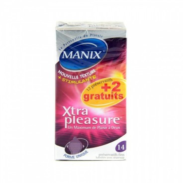 Manix Préservatif Xtra Pleasure Boite de 14