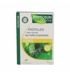 Phytosun Aroms Pastilles Sans Sucre Citron Boite de 24