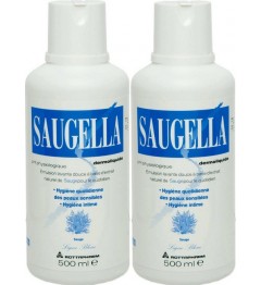 Saugella Dermoliquide Emulsion Lavante 2x500Ml