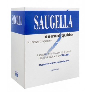 Saugella Dermoliquide Lingettes Hygiène Intime Paquet de 10