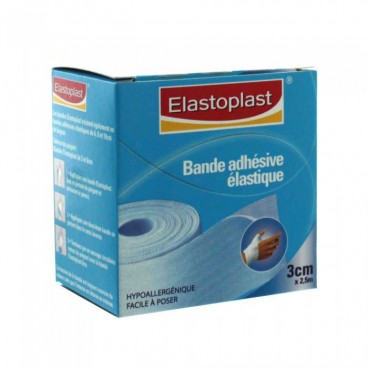 Elastoplast Bande Adhésif Elastique 3cmx2,5m