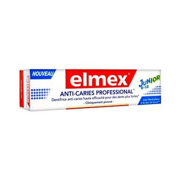 Elmex Dentifrice Anti caries Pro Junior 75Ml