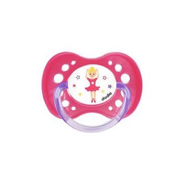 Dodie Sucette Anatomique Silicone +18 Mois Duo Fille A47