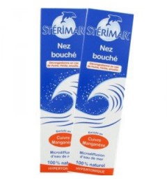 Stérimar Nez Bouché 100ml Lot de 2 pas cher